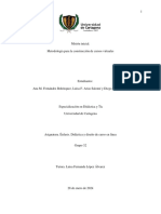 MISION INICIAL - Metodología para La Construcción de Cursos