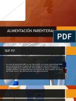 Alimentación Parenteral