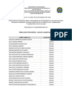 Auxilio Alimentacao Resultado Provisorio