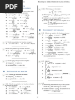 Exercices - Techniques Elementaires de Calcul Integral