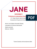 Actividad 2 Problemas Matematicos