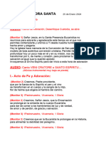 HORA SANTA Conversión de San Pablo 25 de Enero 2024