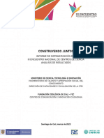 Documento Análisis de La Experiencia Del 3er Encuentro Nacional de Centros de Ciencia