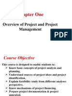 Project Management - Chapter One..