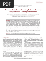 Towards Data-Driven Learning Paths To Develop Computational Thinking With Scratch (Moreno-León Et Al., 2017)