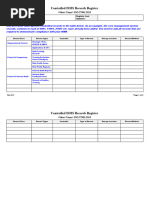 ISMS Controlled Records Register