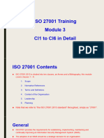 ISO 27001 Training Module 3 - Cl1 To Cl6 in Detail