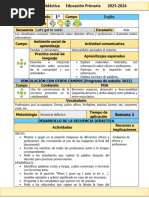 1er Grado Enero - Inglés (2023-2024)