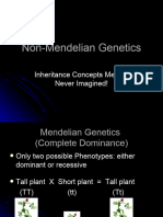 Non-Mendelian Genetics