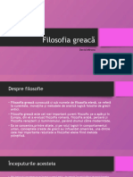 Filosofia Greacă