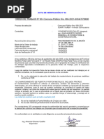 Acta de Verificación N °02 OT #80