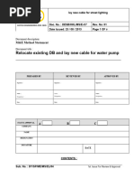 Method Statement - Relocate Street Lighting