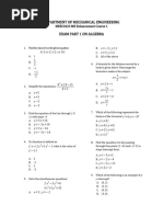 Exam Part 1-On-Algebra-1&3