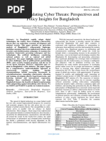 Managing Escalating Cyber Threats: Perspectives and Policy Insights For Bangladesh