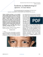 Goldenhar Syndrome An Ophthalmological Perspective: A Case Series