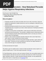 DR David Brownstein How Nebulized Peroxide Helps Against Respiratory