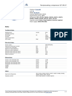 Reciprocating Compressor Q7-28.1Y: R448A, R449A, R450A, R452A, R507, R513A