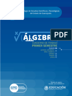 Cuaderno de Trabajo de Algebra