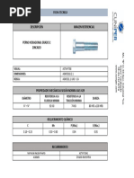 Ficha Técnica Perno GR.2 Zincado