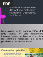 Las Formaciones Sociales (Despotismo, Esclavismo