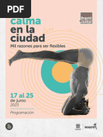 Programa - Festival Calma en La Ciudad - Baja