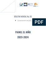 Painel El Niño Boletim Mensal Janeiro