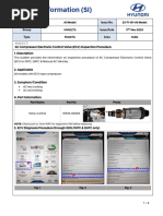 SI - AC Compressor Electronic Control Valve (ECV) Checking Procedure