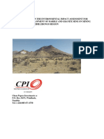 2836 - SR - Proposed Development of A Marble and Granite Mine - Quarry by Tipton Investments