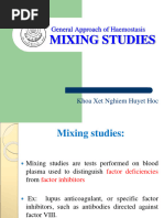 Mixing Studies Aptt or PT 11 Mix Compress