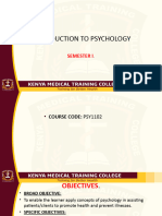 Psychology KMTC