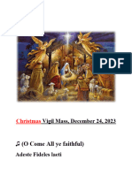 Christmas Vigil Mass, December 24 2023