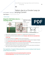 Magnetic Field Pattern Due To A Circular Loop (Or Circular Wire) Carrying Current - Edusaint Courses