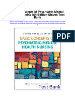 Basic Concepts of Psychiatric Mental Health Nursing 8Th Edition Shives Test Bank Full Chapter PDF