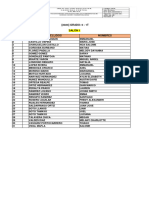 Listados Jornada Tarde 2024