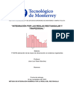 Integración Por Las Reglas Rectangular y Trapezoidal