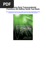 Ebook Calculus Early Transcendental Functions 4Th Edition Smith Test Bank Full Chapter PDF