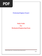 Mechanical Eng Study Guide