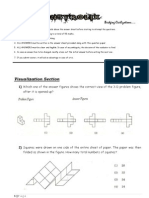 Visualization Section: 1) Which One of The Answer Figures Shows The Correct View of The 3-D Problem Figure