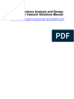 Modern Systems Analysis and Design 8Th Edition Valacich Solutions Manual Full Chapter PDF