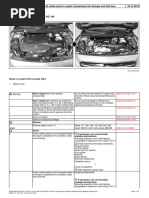 Check All Visible Parts in Engine Compartment For Damage and Fluid Loss