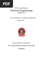 Software Engineering: Self Learning Material