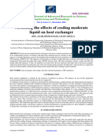 Modelling The Effects of Cooling Moderate