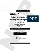 Relational Database Management System: Rilliant'