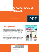 Adjetivo Nahuatl