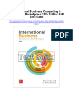 International Business Competing in The Global Marketplace 12Th Edition Hill Test Bank Full Chapter PDF