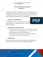 Reglamento Fútbol Sala. Clasificatorios 2022-2023