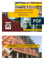 Bildtech1 - Lecture 2 - Building Stones, Ceramic and Clay Products