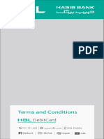 HBL DebitCards - Terms and Conditions