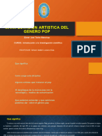 Manifestacion Artistica Del Genero Pop