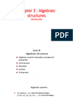 Chapter 3 Algebraic Structures